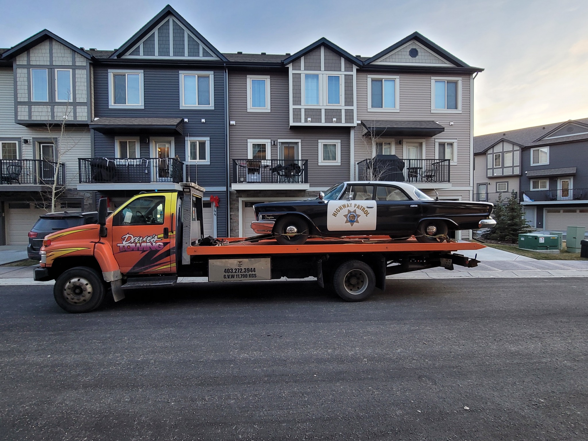 Classic Highway Patrol vehicle transport – Calgary