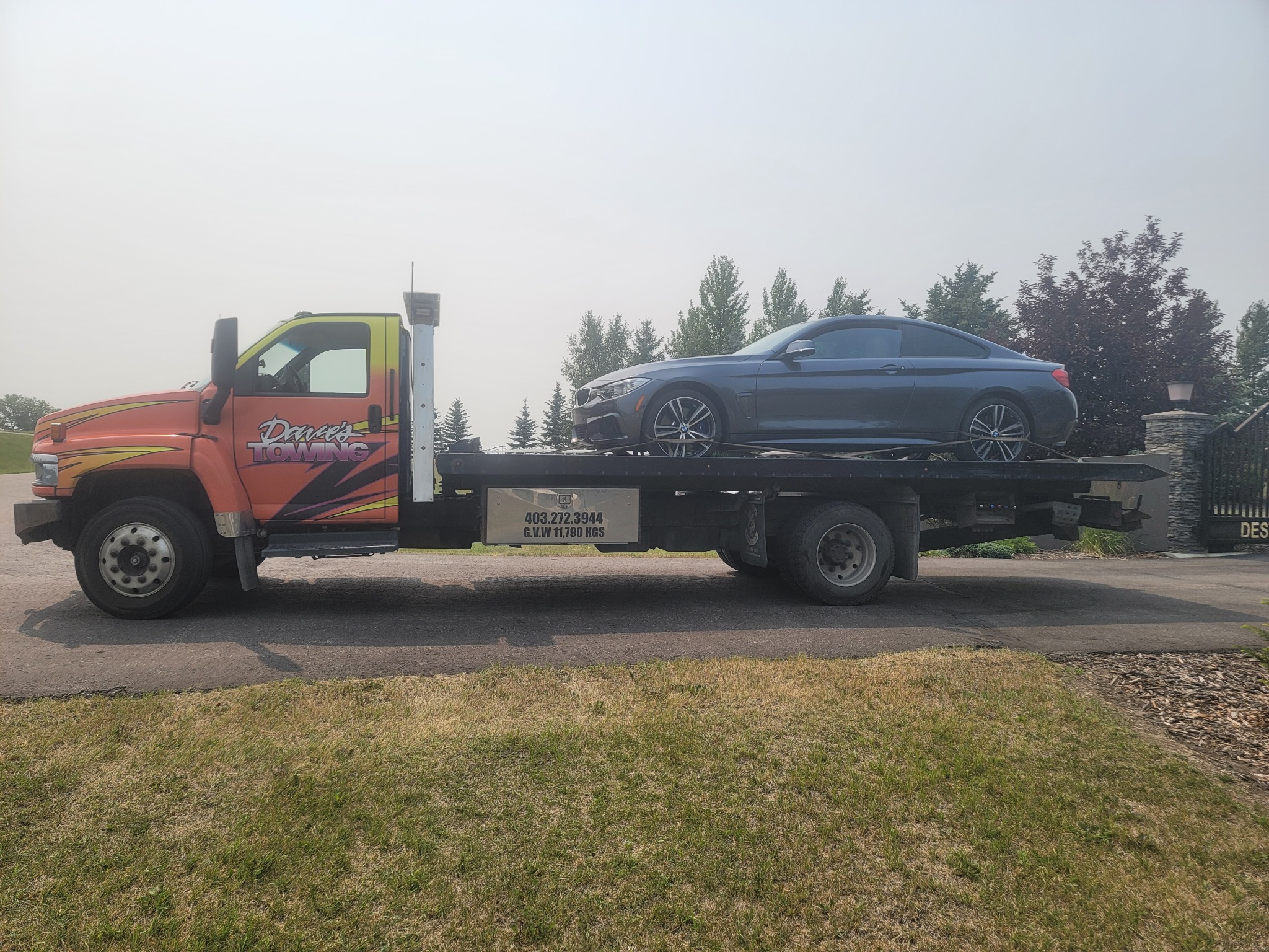 Luxury BMW coupe safely transported – Calgary SW