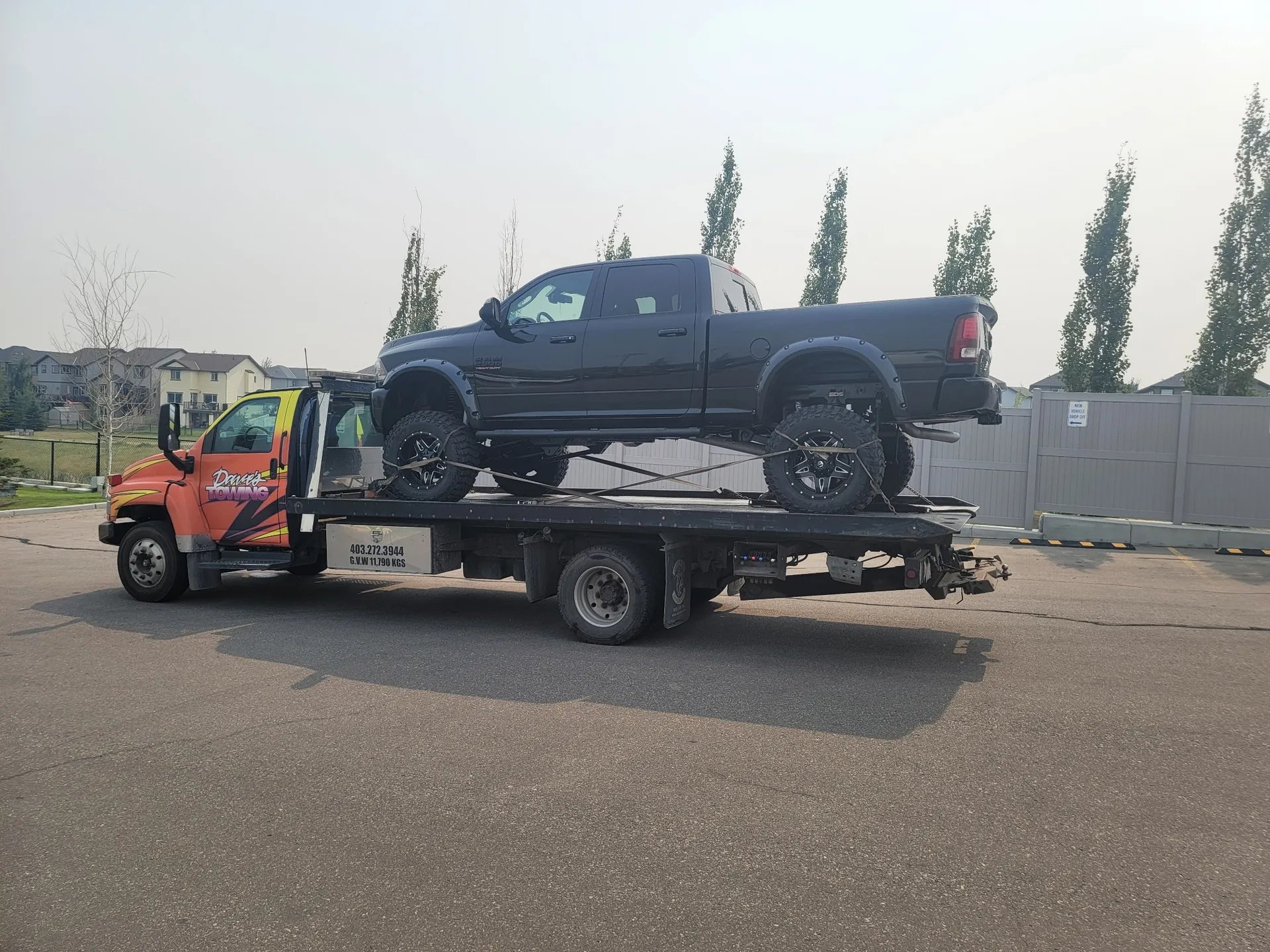 Lifted RAM Pickup Transport