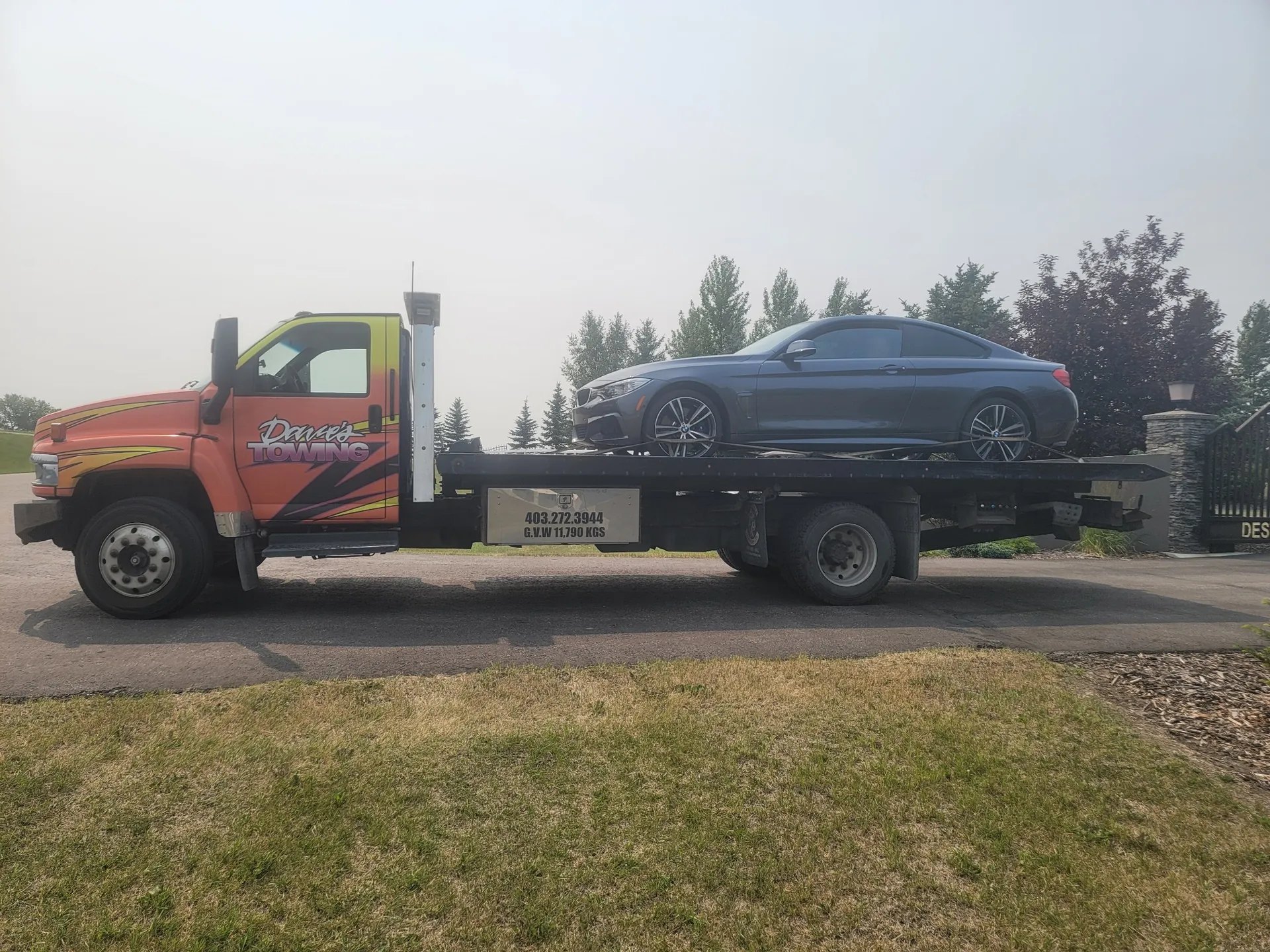 Luxury BMW coupe safely transported – Calgary SW