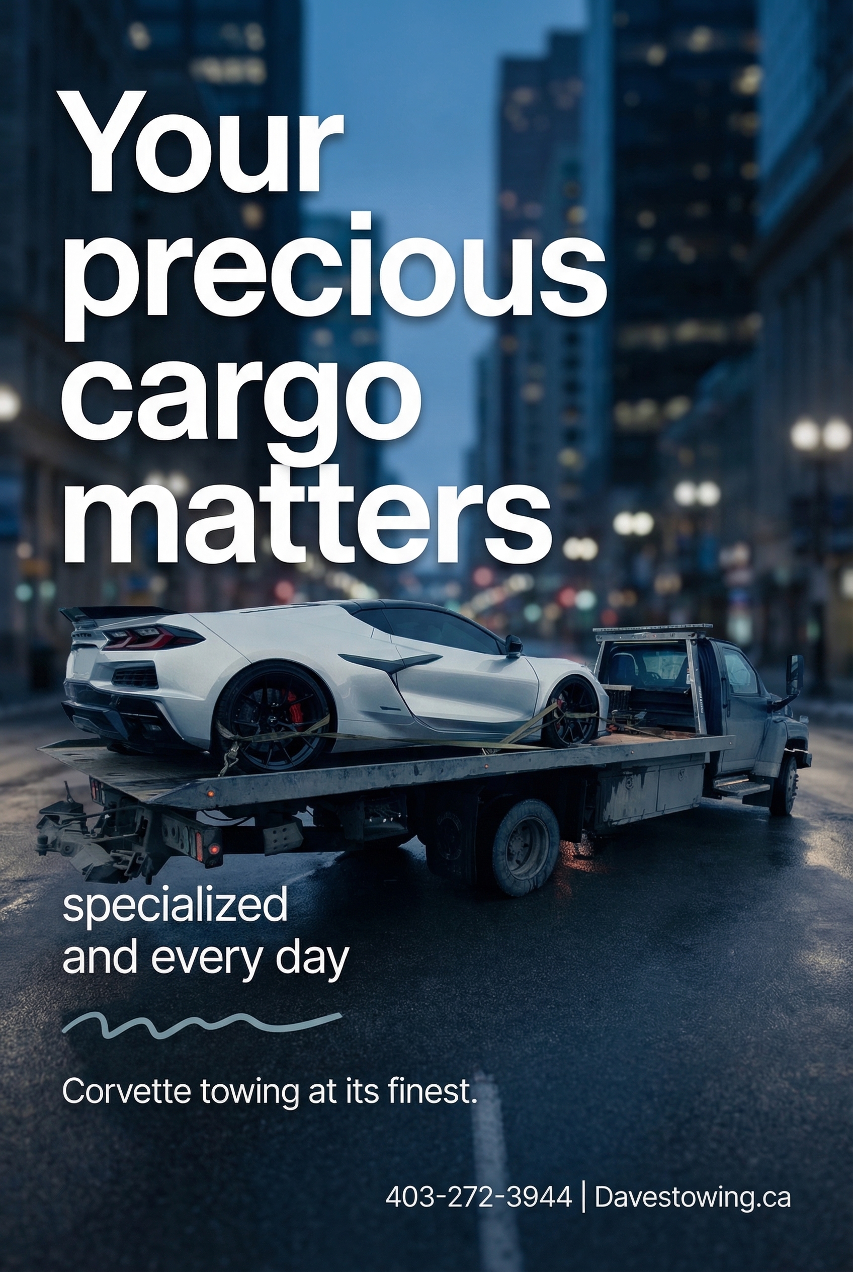 Cargo Towing - Flatbed Towing in Calgary